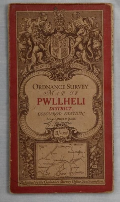 Ordnance Survey. Third edition. Pwllheli District. 1913 - Image 1 of 3