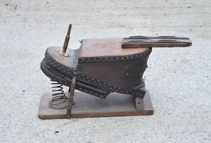 old vintage blacksmiths forge foot bellows - FREE DELIVERY - Imagen 1 de 10