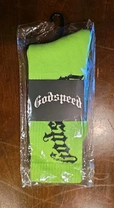 Neu Godspeed Socken grün/schwarz Logo - Bild 1 von 2