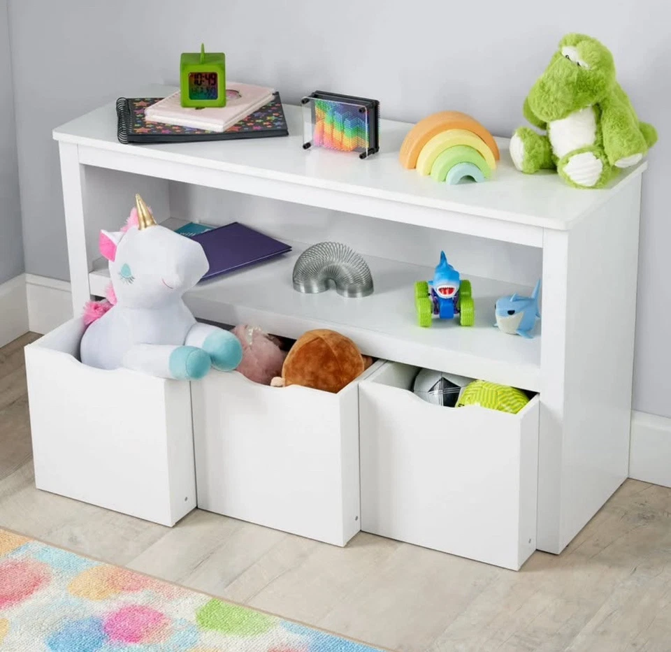 Contenedor de almacenamiento de juguetes para niños  Foto 1 de 4