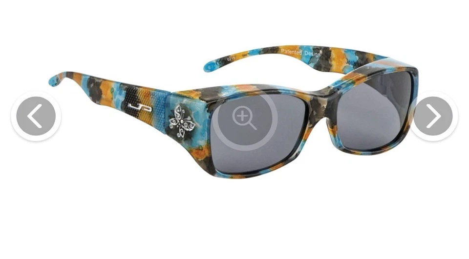 Jonathan Paul Fitovers Eyewear Large Traveler in Sapphire Ombre & Gray TL002