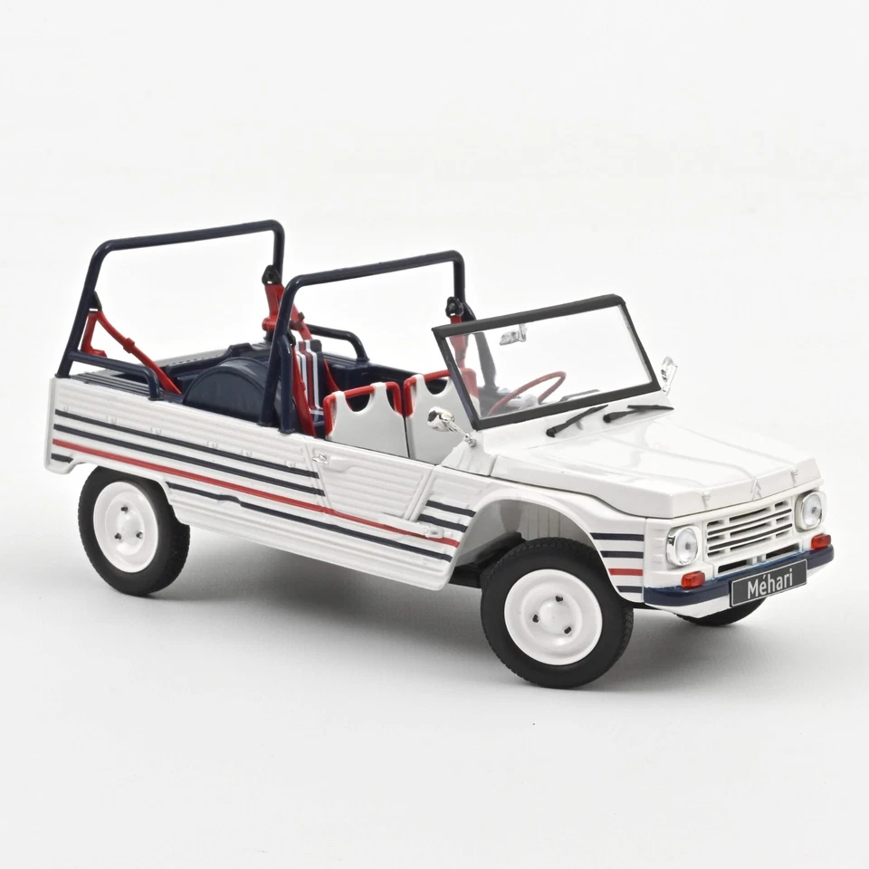 * CITROËN MEHARI ELECTRIC 2016 Voiture Bleu blanc rouge car - 1/18 NOREV 181805 - Photo 1/4