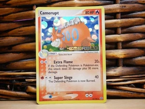 Pokemon CAMERUPT 23/106 REVERSE HOLO | LP Light Play | EX Emerald | 2005 - Picture 1 of 2