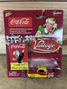Johnny Lightning Coca Cola Vintage Nash Metropolitan, Red & Yellow, 1:64, NIB - Picture 1 of 4