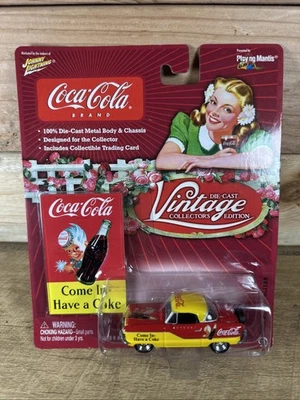 Johnny Lightning Coca Cola Vintage Nash Metropolitan, Red & Yellow, 1:64, NIB - Image 1 of 4