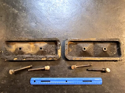 Chrysler Dodge Plymouth O.E. Cubiertas y pernos de válvula Flathead Tappet, 201 218 230 Foto 1 de 4