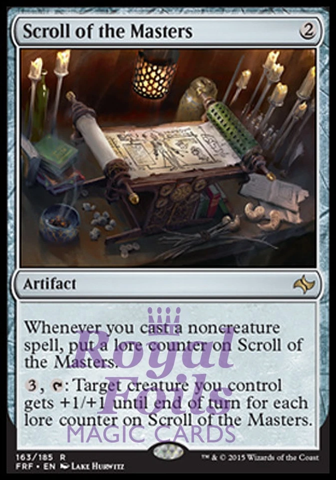 Scroll of the Masters 2x FOIL FRF MTG Fate Reforged Rare MINT artifact - Image 1 of 1