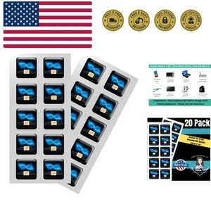 Neutralisants EMF Slim - Pack de 20 pour la protection de la famille - Fabriqué aux États-Unis - Photo 1 sur 6