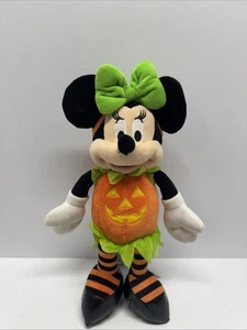 Disney Minnie Mouse Plush 14" in Halloween Pumpkin Costume from Disney Store - Picture 1 of 6