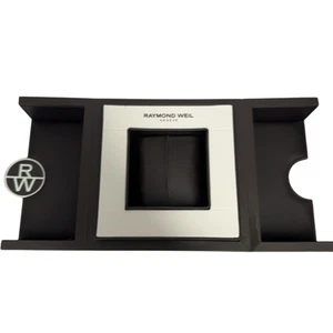 RAYMOND WEIL Watch Presentation Box Brown Storage Case Luxury Display - Picture 1 of 13