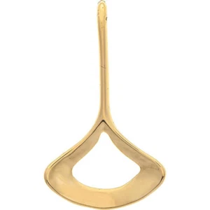 Gold offene Schleife Tropfen Ohrringe - Bild 1 von 1