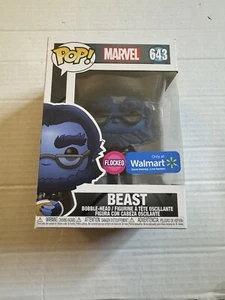 Funko Pop Beast (X-Men 20th Anniversary) (Flocked) 643 2020 Vaulted Exclusive - Picture 1 of 7