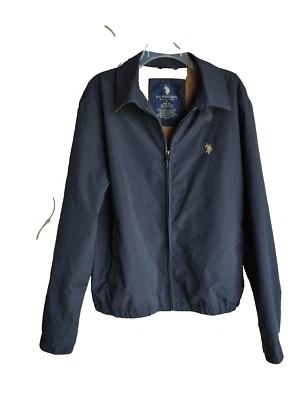  Polo ASSN Jacket Blue Lined Zip Men's Size XL Rain Resistant - Image 1 of 4