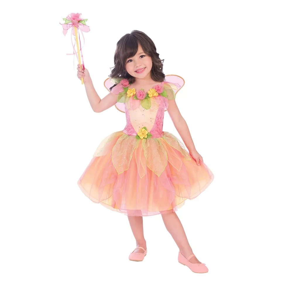 Amscan Peach Sorbet Fairy Fairytale Girls Childs Fancy Dress Costume 18/24yrs - Image 1 of 1