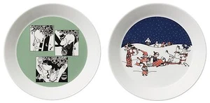 Placas de Coleccionista Moomin Verde y Navidad Arabia Finlandia 2015 *Nuevas - Imagen 1 de 3