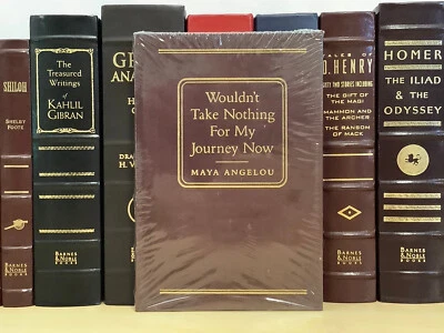 Wouldn't Take Nothing For My Journey Now by Maya Angelou ,  leather - sealed Foto 1 de 4