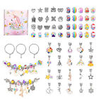 Beads Jewellery Charms Pendant Set Diy Craft Girls Kids Bracelet Making Gift Kit