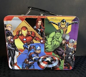 Marvel Avengers Tin Lunch-Trinket-Toy Box 8x6x3 - Picture 1 of 6