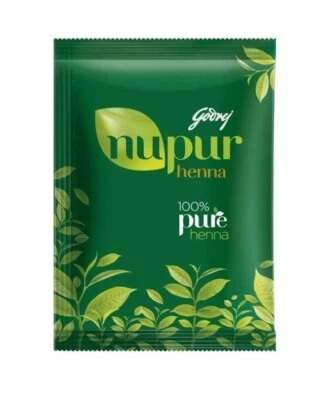 Godrej Nupur 100% Pure Henna Powder for Hair Colour (Mehandi),Hands 150gm - Image 1 of 4