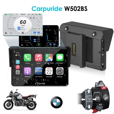 Carpuride W502BS Carplay Android Auto BMW Moto Stereo OEM Transmission Controlle - Image 1 of 4