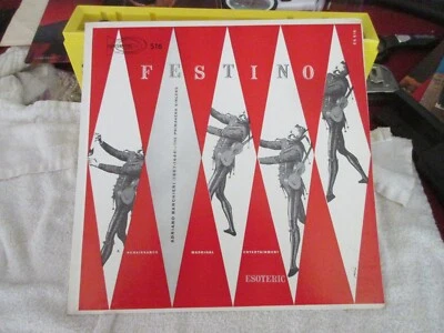 Adriano Banchieri, Festino, Renaissance Baroque,  1953,LP Esoteric5516,  NM - Image 1 of 3