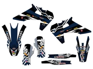 2019-2022 FS MAYHEM Blue Senge Graphics Kit Compatible with Husqvarna - Picture 1 of 10