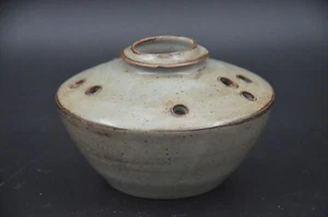 Vase en gré émaillé signé Arlette et Raymond ROUX LA BORNE céramique design - Imagen 1 de 7