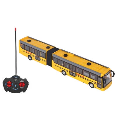 (Yellow) Remote Control Bus Turn Right RC School Bus Toy Endless Fun For - Image 1 of 4