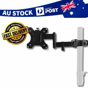 Steel Universal Full Motion Pole Mount Monitor Arm with Removable 75Mm and 100Mm - Picture 1 of 5