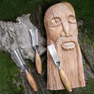 Sculpture toolset, Heavy-duty Chisels, Large Gouges set, Woodworking kit, Tools - Picture 1 of 8
