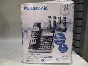 Panasonic KX-TGF575S Link2cell Bluetooth 4-Handset Cordless Phone - Zdjęcie 1 z 2