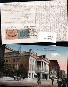 229341,Breslau Wroclaw Schweidnitzer Straße m. Stadttheater Theater - Bild 1 von 1