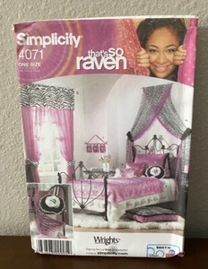Simplicity 4071 Accessori camera da letto adolescenti arredamento casa motivo da cucire non tagliati - Foto 1 di 2