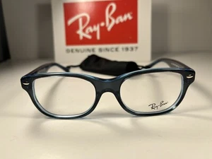 New Ray Ban 1555 Transparent Blue Women’s/Junior Eyeglasses Frames 48/16/130 - Picture 1 of 7