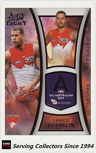 2018 Select AFL Legacy All Australia Team Card AA11 Lance Franklin (Sydney)