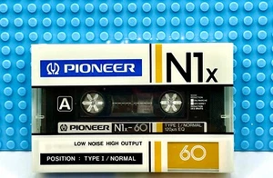 PIONEER N1x 60 1983 CINTA DE CASETE EN BLANCO TIPO I (1) (SELLADA) - Imagen 1 de 3