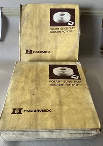 2 HANIMEX ROTARY SLIDE TRAYS HOLDS 100 2X2 SLIDES - Picture 1 of 6
