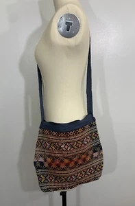 Vintage Cross Body Bag Kilim Embroidery - Picture 1 of 10