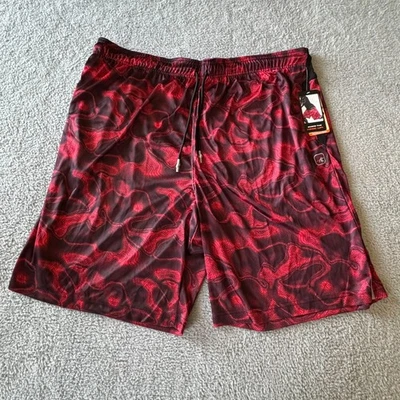 NWT AND1 Mens Basketball Shorts Racing Red 11 Inch Inseam - Image 1 of 2