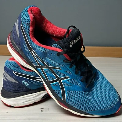 ASICS Gel‑Cumulus 18 Men’s Running Shoes Size 10 Blue / Red – Used - Image 1 of 4