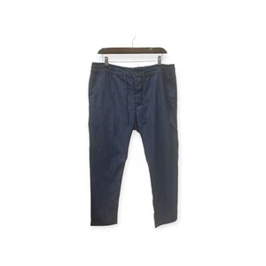 Pantalón relajado Topshop elástico ajustado para hombre azul marino a medida talla W 36 L 32 - Imagen 1 de 5