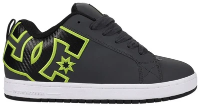 DC Court Graffik Shoe - Grey / Black / Green - New - Image 1 of 2