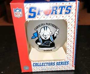 Vintage Neu im Karton Carolina Panthers 2004 Glas Sport Sammler Serie Ornament - Bild 1 von 7