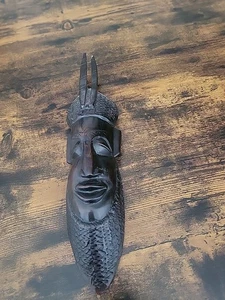 Afrikanische Holzmaske Maske Skulptur Sammler Handarbeit Statue Holzfigur - Bild 1 von 8