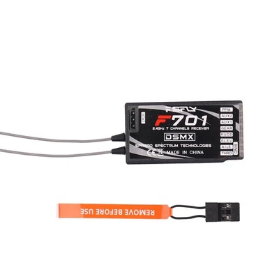 DSM2/DSMX F701 2.4GHz 7 Receiver For DX8 DX7 JR RC Spektrum DSMX TRansmitter a - Image 1 of 4