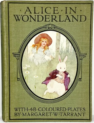 1919 color ALICE IN WONDERLAND Alice's MARGARET TARRANT Adventures LEWIS CARROLL - Image 1 of 4