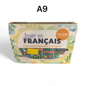 Jouer en français - 4 jeux pour explorer la langue ! French Edition. - Picture 1 of 3