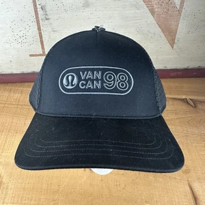 Lululemon Trucker Hat Van Can ‘98 Black Adjustable Cap Size L/XL - Picture 1 of 9