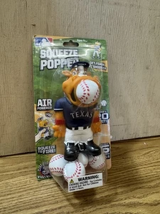 Béisbol Squeeze Popper MLB Texas Rangers NUEVO Tirador de Pelota Mascota - Imagen 1 de 4