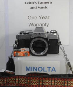 1yrWARRANTY Minolta X-370 X370 35mm Film Camera Body SLR SERVICED new seals - Picture 1 of 23